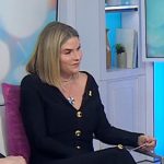 Jenna’s black button front dress on Today