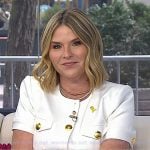 Jenna's white short sleeve jacket on Today