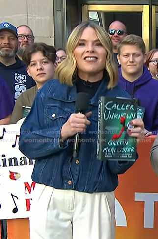 Jenna’s indigo denim jacket on Today