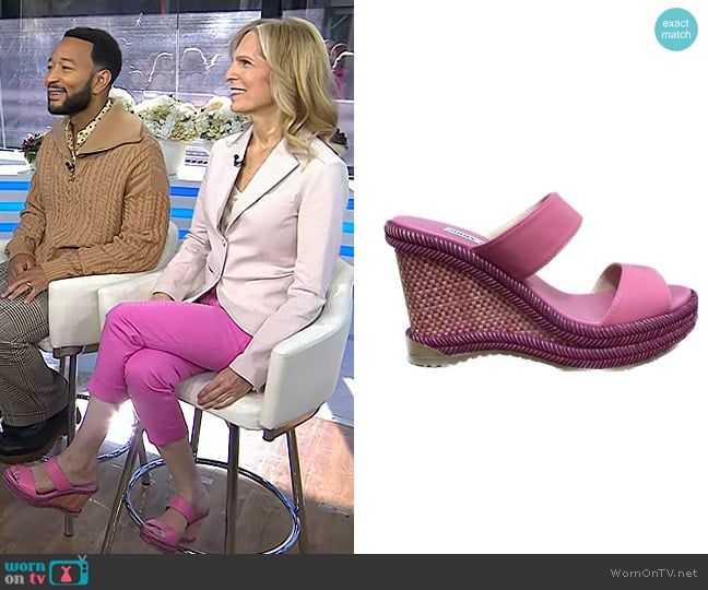Jimmy Choo Parker 100 Sandals worn by Dr. Deborah Kenny on Today