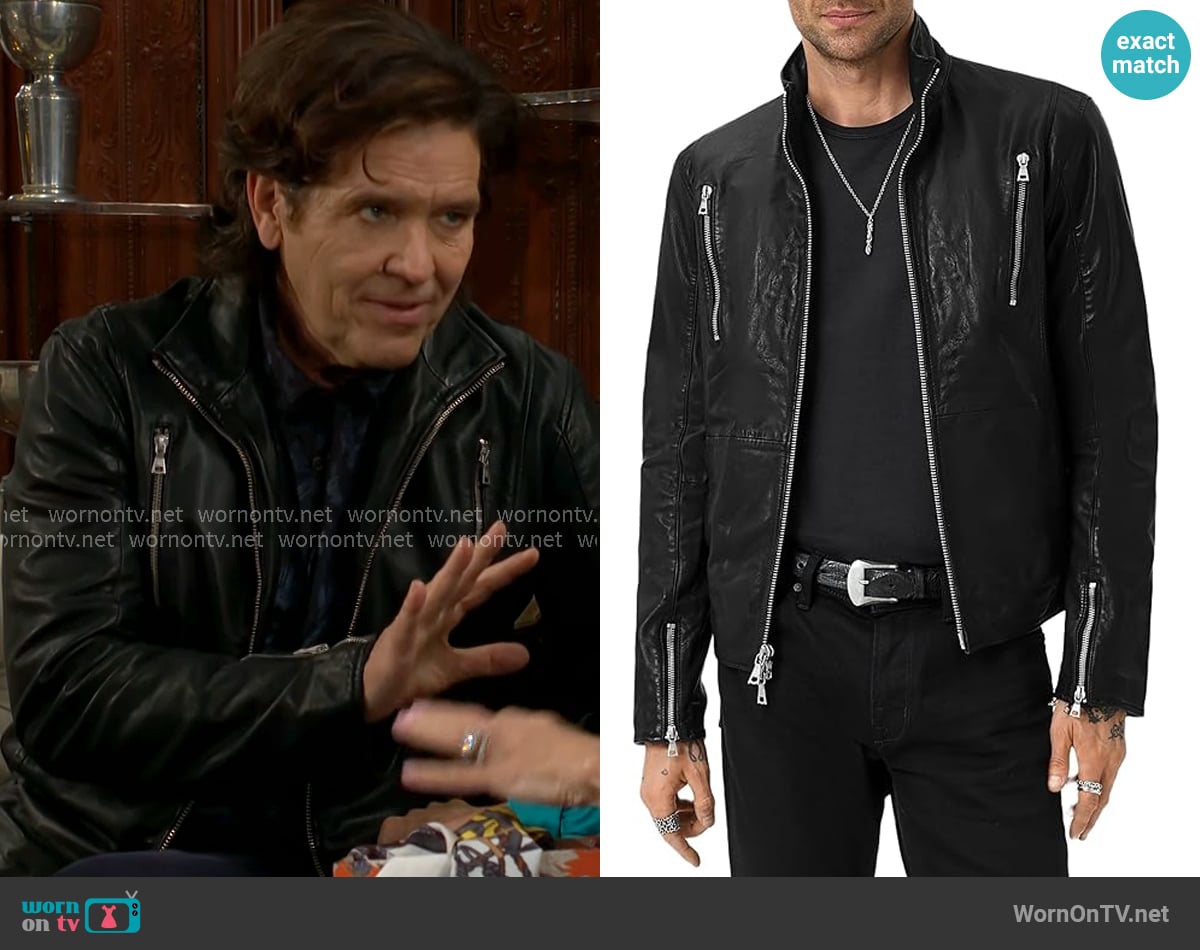 Danny’s leather jacket on The Young and the Restless