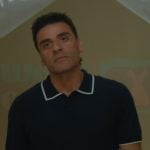 Josh’s navy contrast trim polo on Beef