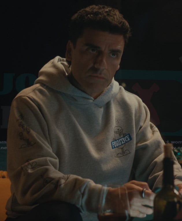 Josh's gray hoodie on Beef