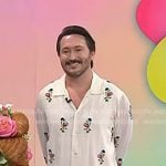 Jove Meyer’s white floral embroidered shirt on Today