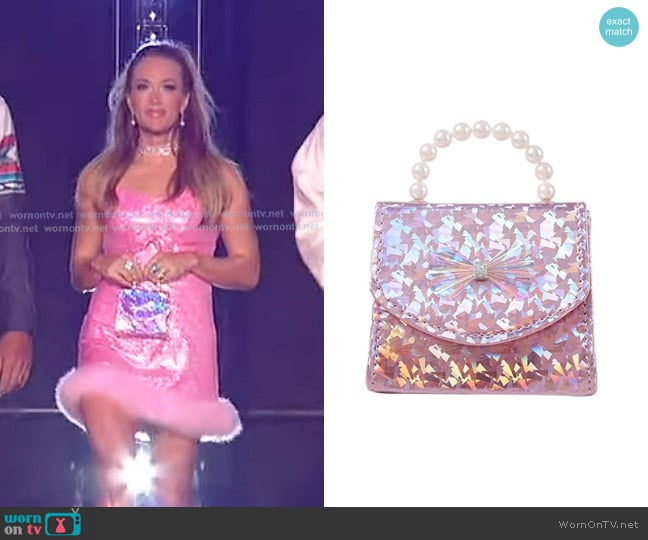 JUCHAO at Amazon Mini Purse with Pearl Handle worn by Carrie Underwood on American Idol