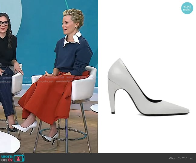 Jude 105mm Fame Pumps worn by Elizabeth Banks on Today