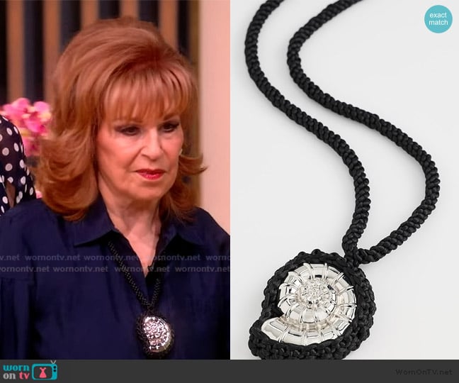 Julietta Selene Necklace worn by Joy Behar on The View