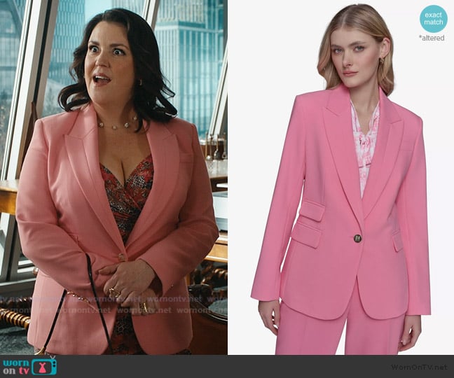 Karl Lagerfeld Single-Button Blazer worn by Debra Palmer (Melanie Lynskey) on Matlock