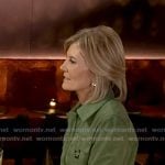 Kate’s green suede jacket on NBC News Daily