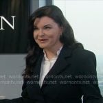 Katie’s black cropped blazer on The Bold and the Beautiful