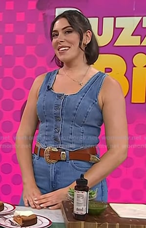 Katie Stilo’s denim crop vest on Today