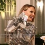 Keltie Knight’s sequin long sleeve mini dress on The Real Housewives of Beverly Hills