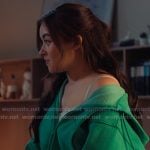 Kitty's green zip hoodie on XO Kitty