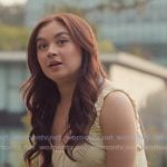 Kitty's yellow cropped top on XO Kitty