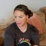 Kristen’s black graphic tee on The Valley