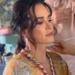 Kyle's orange cheetah print robe on The Real Housewives of Beverly Hills