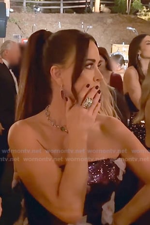 Kyle’s sequin strapless gown on The Real Housewives of Beverly Hills