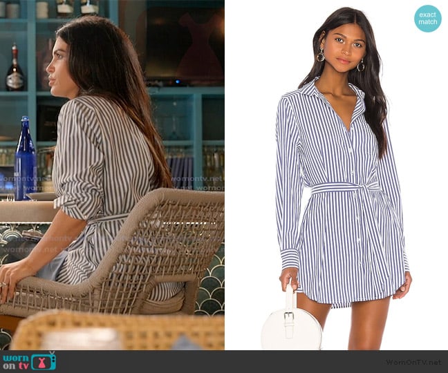 L'Academie The Zoe Mini Dress worn by Jo-Ellen Tiberi on The Real Housewives of Rhode Island