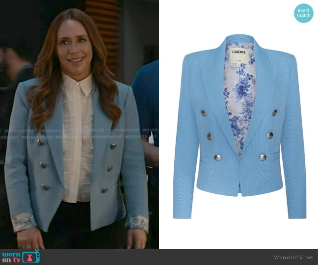 L'Agence Brooke Blazer worn by Maddie Kendall (Jennifer Love Hewitt) on 9-1-1