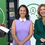 Laura’s black studded sandals on Today