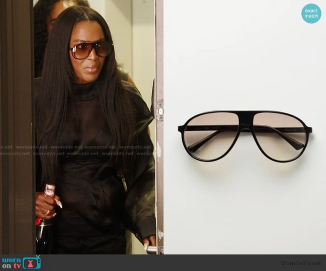 Lexxola Bella Sunglasses worn by Ciara Miller on Summer House