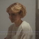 Lndsay’s white sweater on Beef