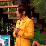 Dr. Lindsey Zubritsky’s yellow blazer dress on The View
