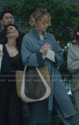 Lindsay's colorblock tote on Beef