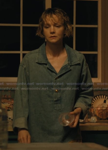 Lindsay's denim shirt on Beef