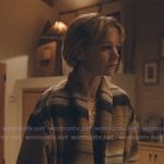 Lindsay’s brown striped coat on Beef