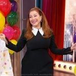 Lisa Ann Walter’s black embellished dress on Sherri