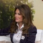 Lisa Vanderpump's purple blazer on Good Morning America