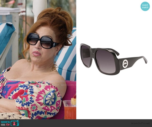 Longchamp LO 709S 001 Black Sunglasses worn by Barbara Howard (Sheryl Lee Ralph) on Abbott Elementary