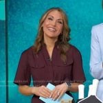 Lori's brown utility dress on Good Morning America