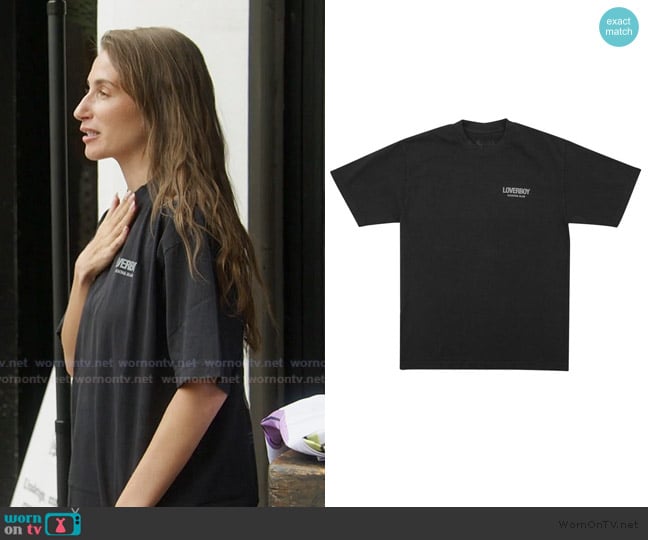 Loverboy Thank You For Drinking T-Shirt worn by Amanda Batula on Summer House