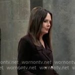 Lucy’s black blazer dress on General Hospital
