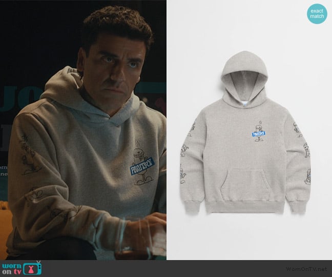 Mad Happy Pantry Pals Fleece Hoodie worn by Joshua Martín (Oscar Isaac) on Beef