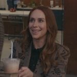 Maddie’s brown floral blazer on 9-1-1