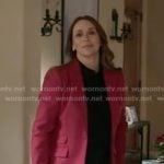 Maddie’s pink blazer on 9-1-1