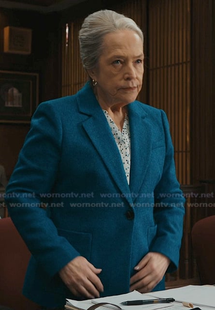 Madeline's blue tweed jacket on Matlock