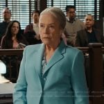 Madeline’s light blue three button blazer on Matlock