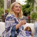 Mary’s blue floral print wrap dress on Imperfect Women