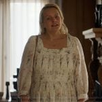 Mary’s white floral print dress on Imperfect Women