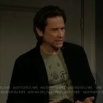 Matt’s MERCI rose graphic tee on The Young and the Restless