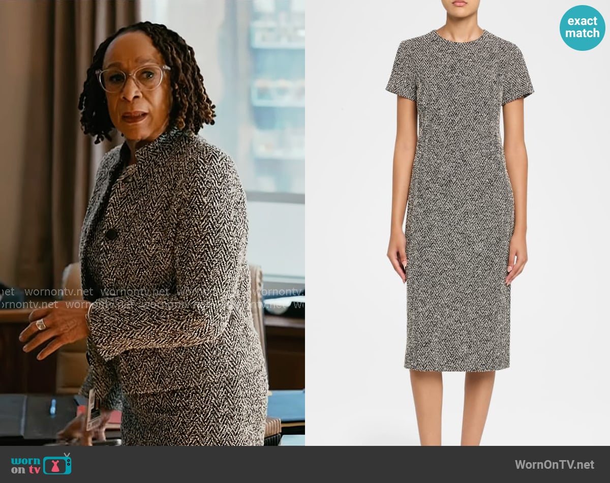 Max Mara Giugno Dress worn by Sharon Goodwin (S. Epatha Merkerson) on Chicago Med