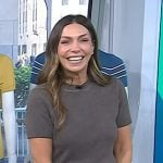 Melissa’s grey tee on Today