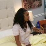 Mia’s pink striped polo on Summer House