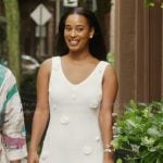 Mia’s white floral knit dress on Summer House