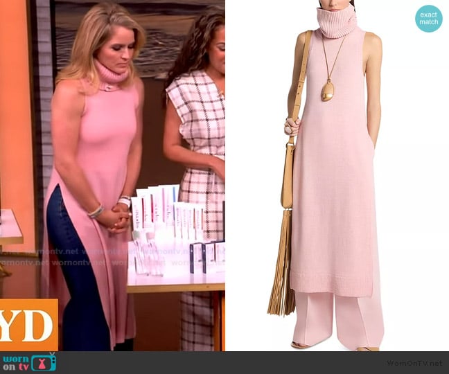 Michael Kors Collection Cashmere Linen Tunic worn by Sara Haines on The View