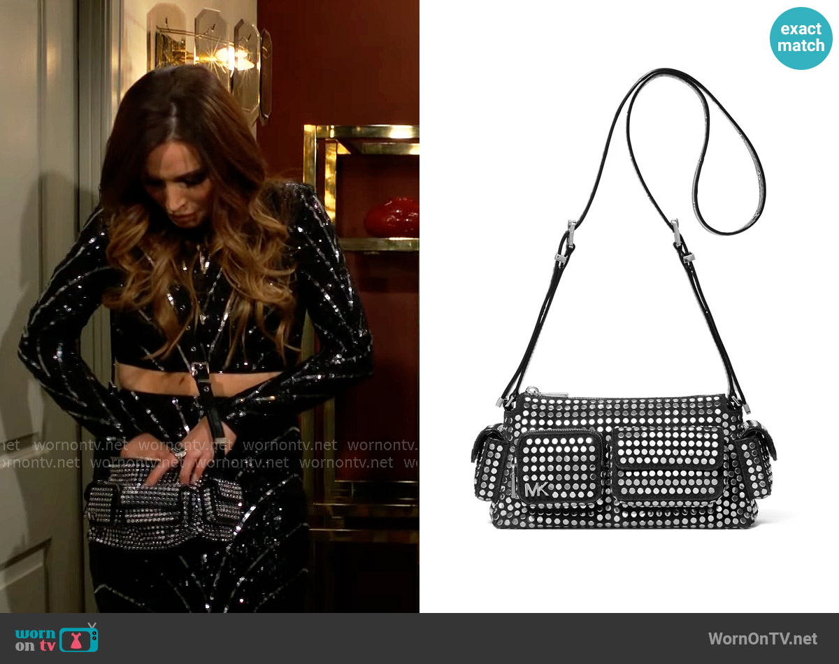 MICHAEL Michael Kors Dakota Small Bag worn by Riza Thomson (Tina Casciani) on The Young and the Restless
